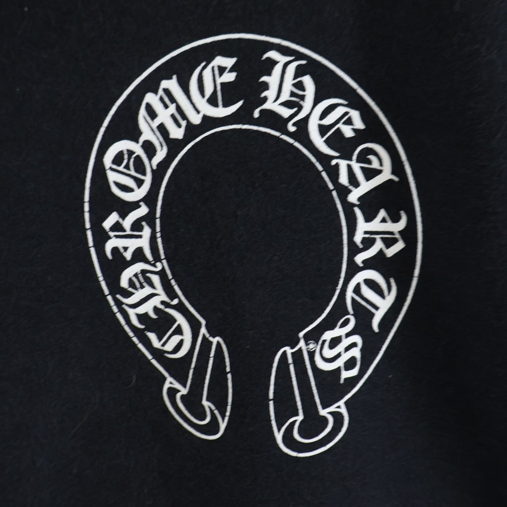CHROME HEARTS(クロムハーツ) ×MATTY BOY Chomper Horseshoe Hoodie ×マッティボーイ チョンパー ホースシューフーディ プルオーバースウェットパーカー ブラック