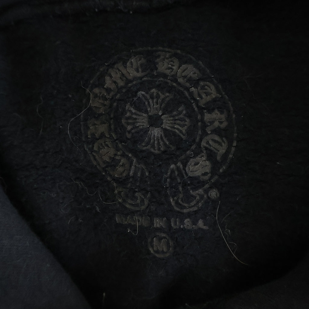 CHROME HEARTS(クロムハーツ) ×MATTY BOY Chomper Horseshoe Hoodie ×マッティボーイ チョンパー ホースシューフーディ プルオーバースウェットパーカー ブラック