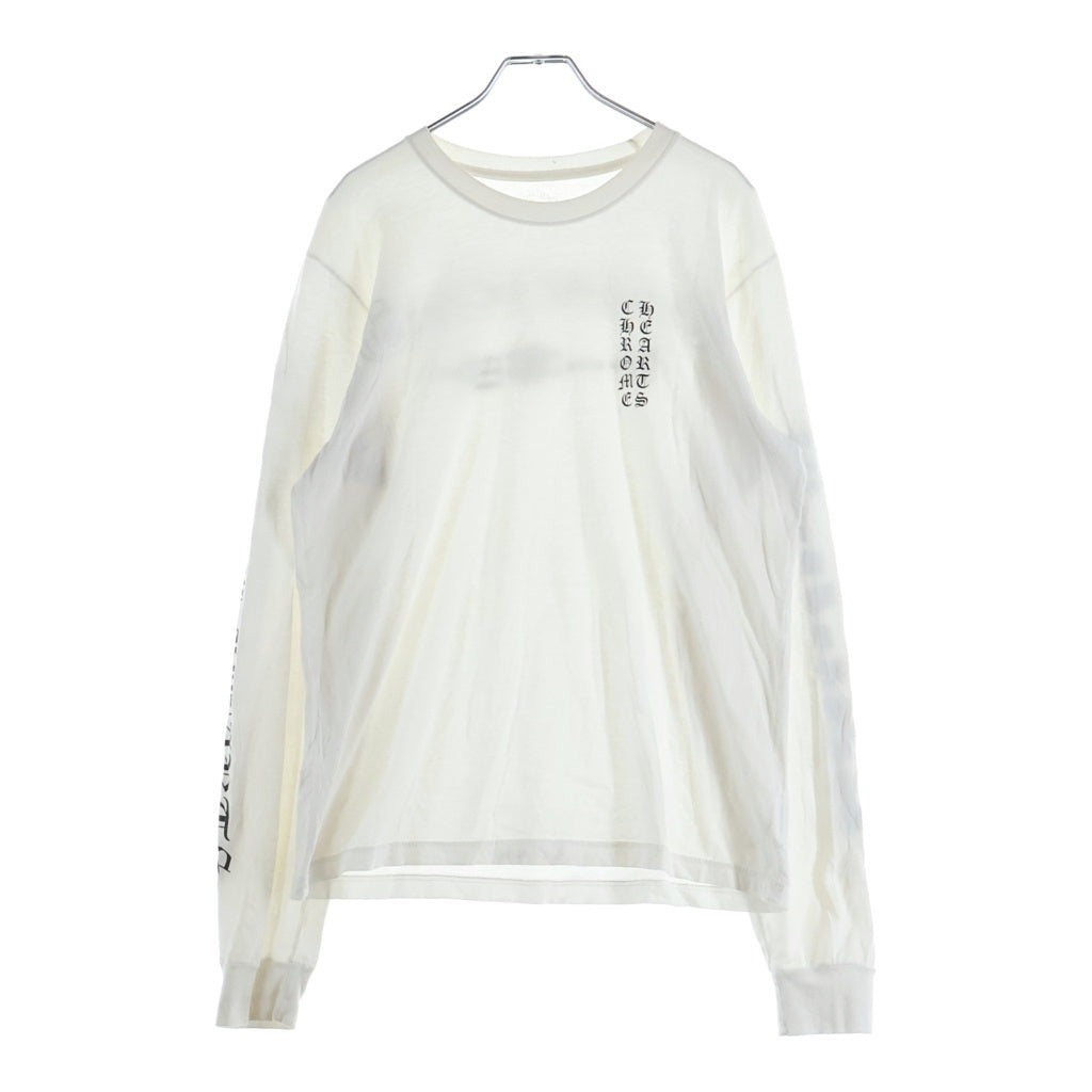 CHROME HEARTS(クロムハーツ) CH L S 1 バックスクロールラベル トーキョープリント長袖Tシャツカットソー ホワイト