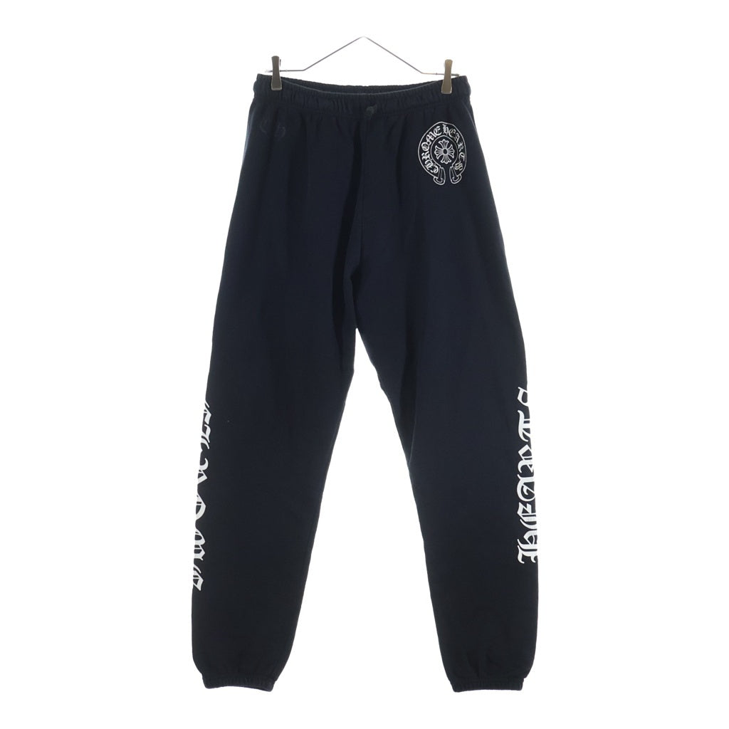 CHROME HEARTS(クロムハーツ) SWEAT PANTS サイドロゴプリントスウェットロングパンツ ブラック