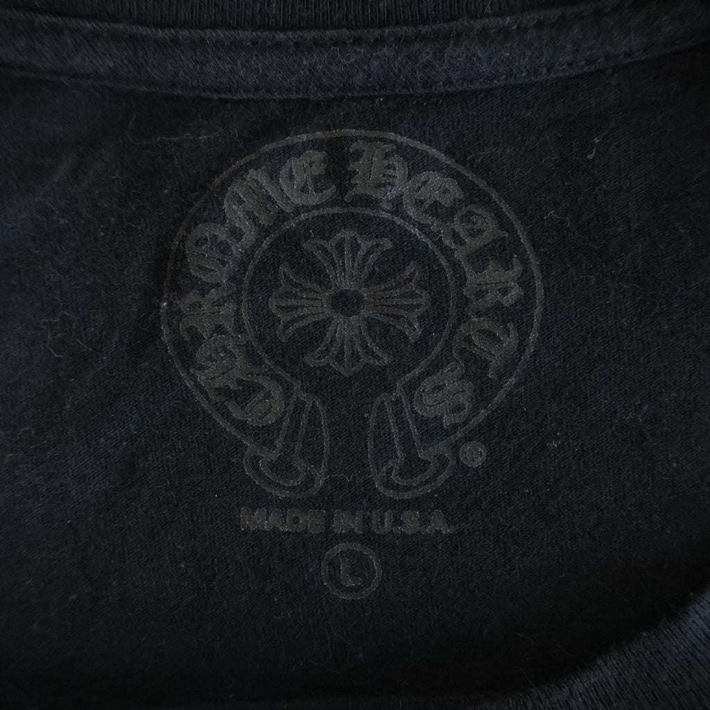 CHROME HEARTS(クロムハーツ) Neon Bar Logo L/S Tee ネオンバーロゴ グラデーションプリント 長袖Tシャツ カットソー ブラック
