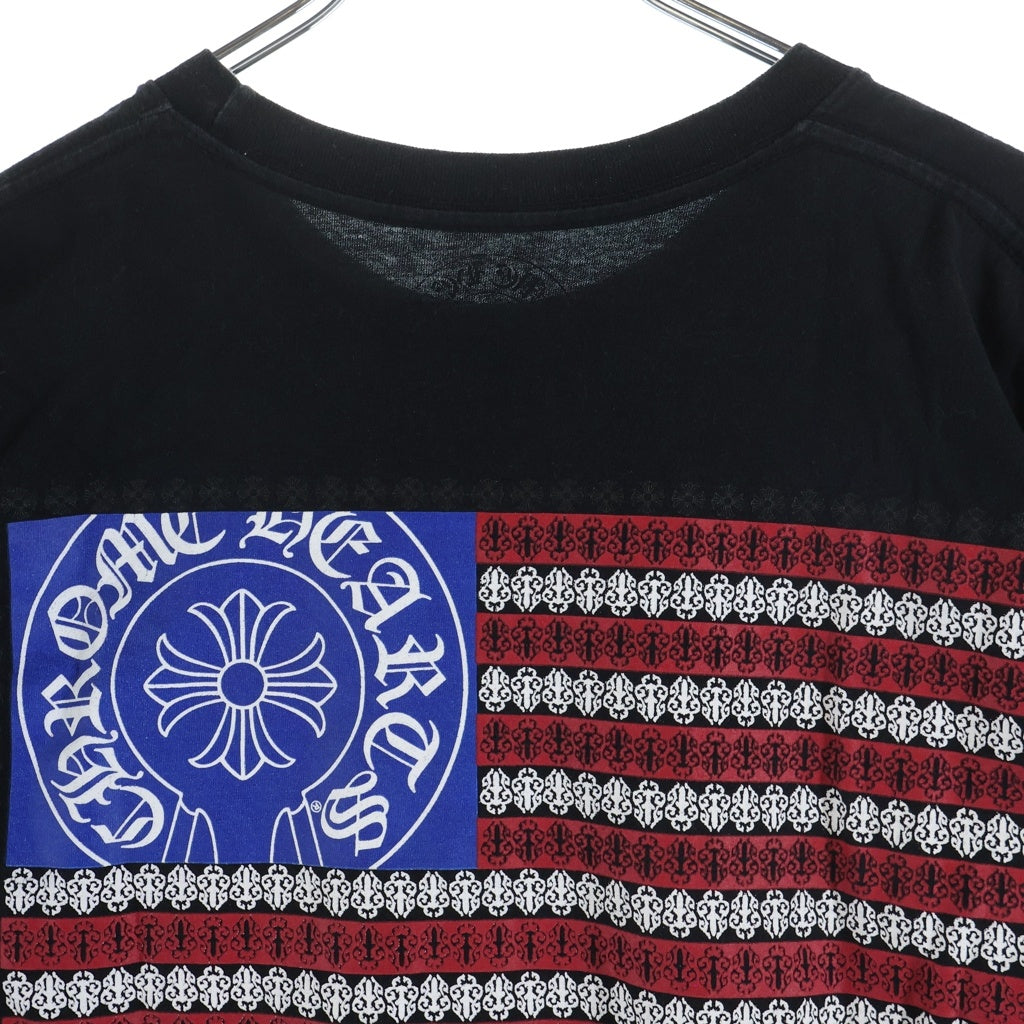 CHROME HEARTS(クロムハーツ) American Flag Dagger Tee アメリカンフラッグダガー 半袖Tシャツカットソー