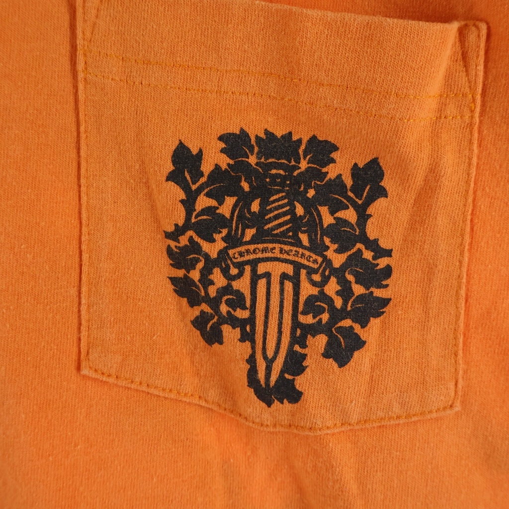 CHROME HEARTS(クロムハーツ) VINE DAGGER S/S TEE ヴァインダガー 半袖Tシャツ カットソー オレンジ