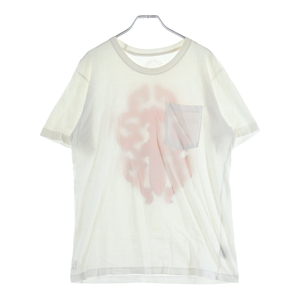 CHROME HEARTS(クロムハーツ) VINE DAGGER S/S TEE ヴァインダガー バックストライプダガー 半袖 クルーネック Tシャツ カットソー ホワイト