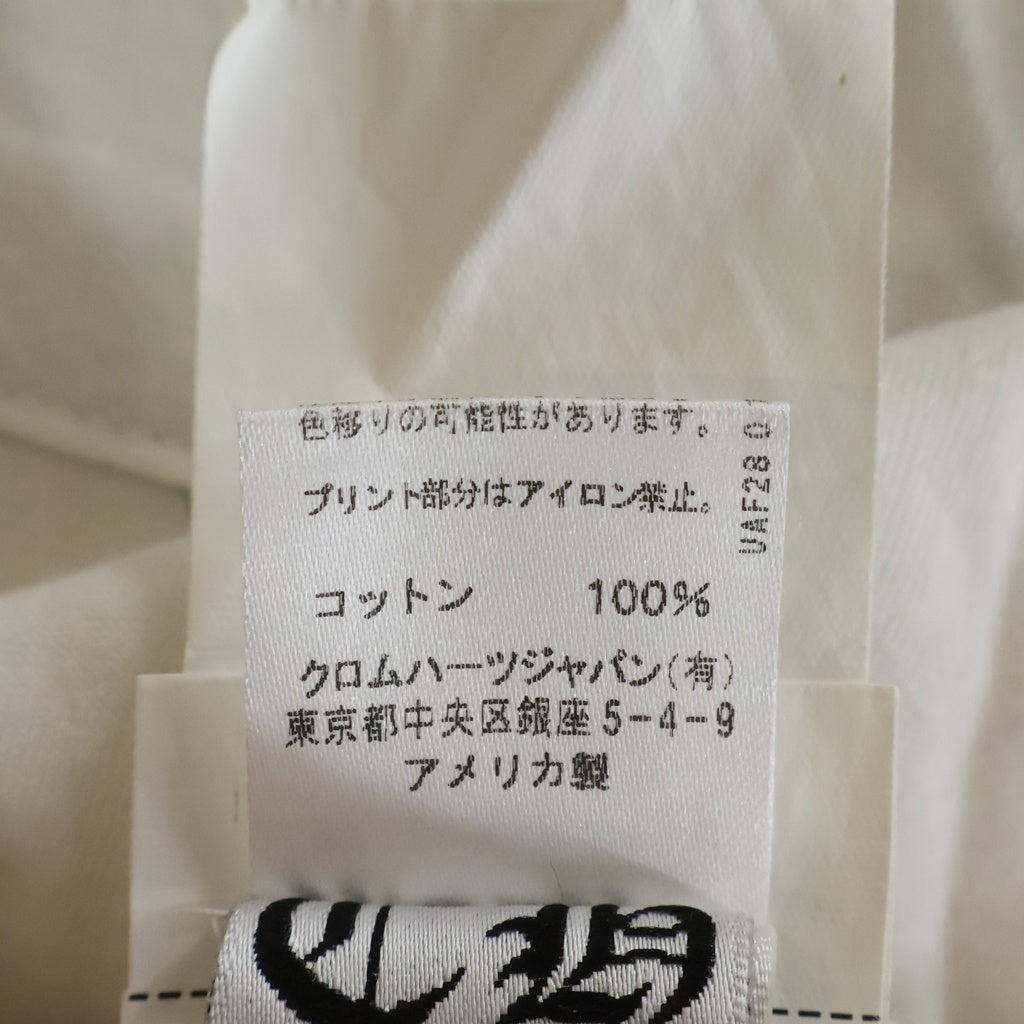 CHROME HEARTS(クロムハーツ) VINE DAGGER S/S TEE ヴァインダガー バックストライプダガー 半袖 クルーネック Tシャツ カットソー ホワイト