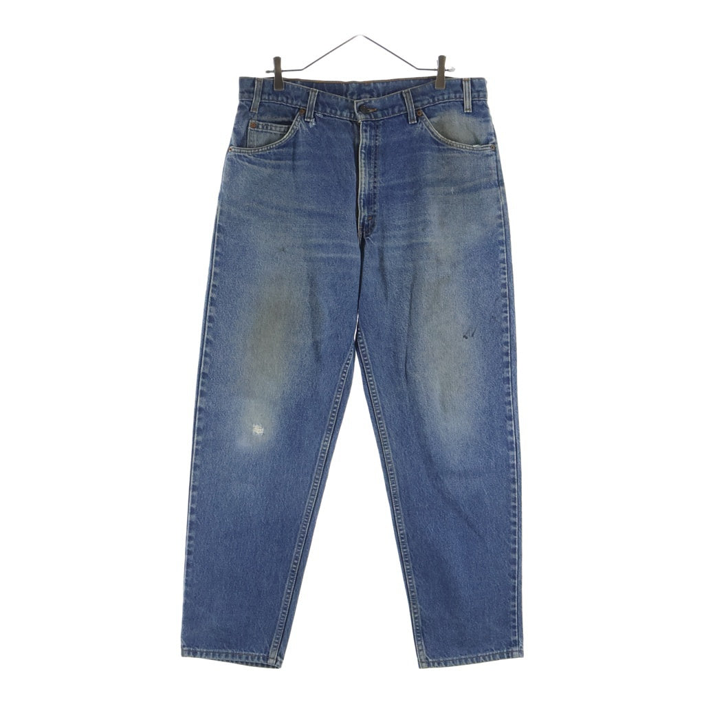Levi's(リーバイス) 90S 550 RELAXED FIT DENIM PANTS USA製 リラックスフィット ワイドテーパードデニムパンツ ブルー
