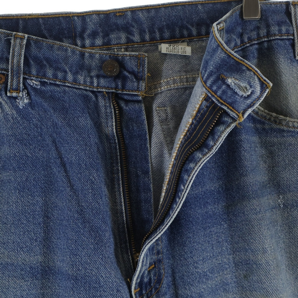 Levi's(リーバイス) 90S 550 RELAXED FIT DENIM PANTS USA製 リラックスフィット ワイドテーパードデニムパンツ ブルー