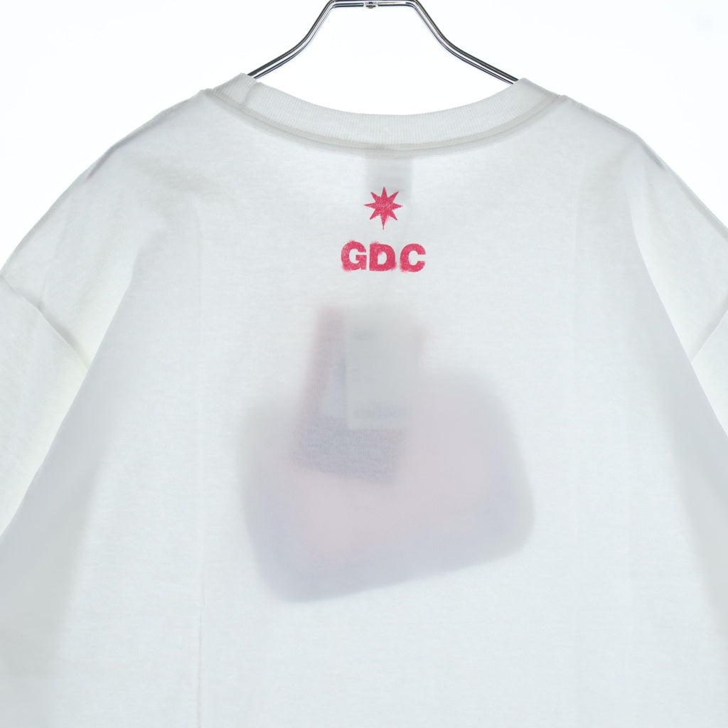 GDC(ジーディーシー) ×FIGHT CLUB ファイトクラブ 両面プリント 半袖Tシャツカットソー ホワイト GD0561