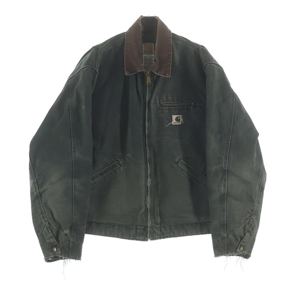 CARHARTT(カーハート) 00s VINTAGE DETROIT JACKET BLANKET ヴィンテージ 裏地ブランケット デトロイトジャケット カーキ