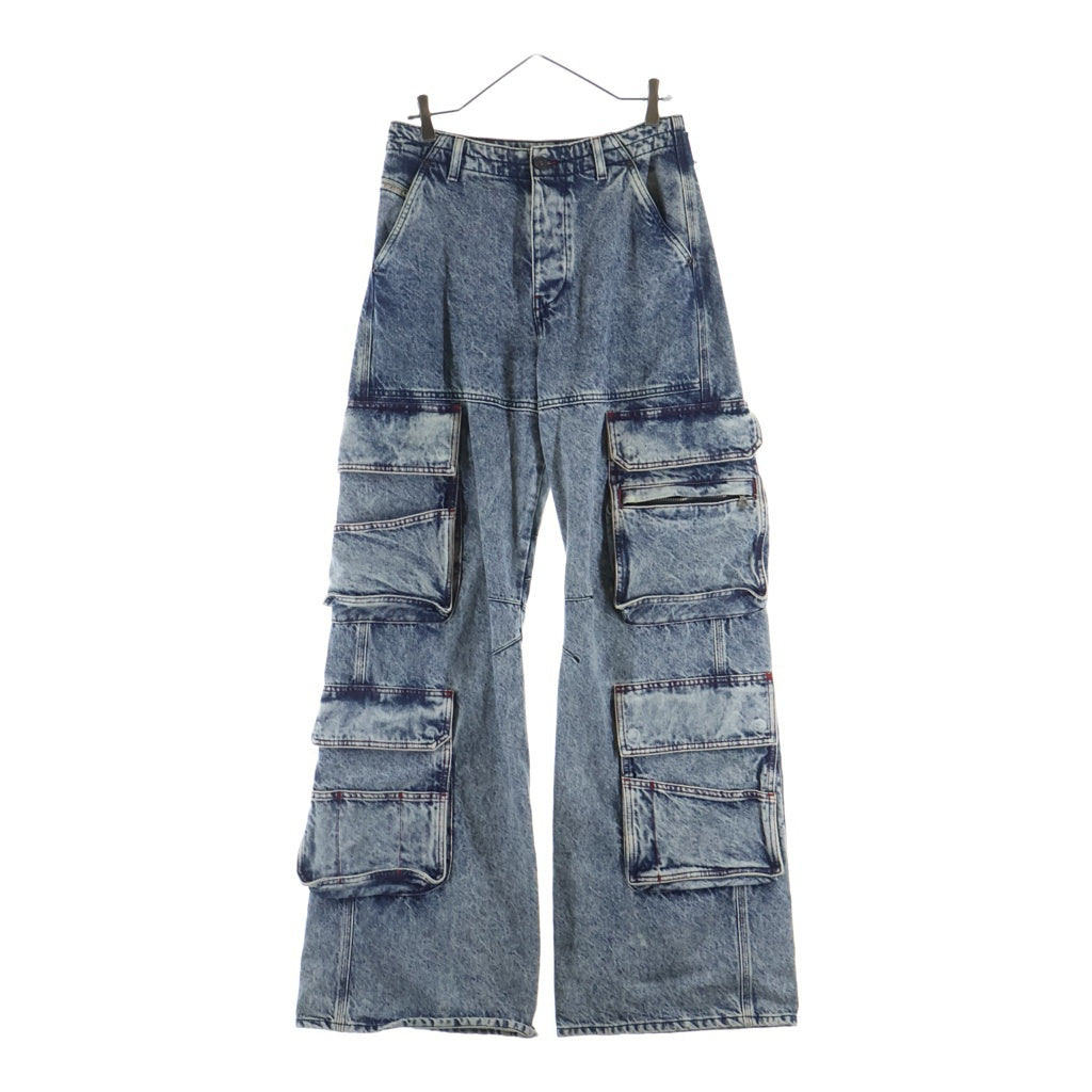 DIESEL(ディーゼル) D-SIRE-CARGO カーゴフレアデニムパンツ インディゴ A09197 レディース