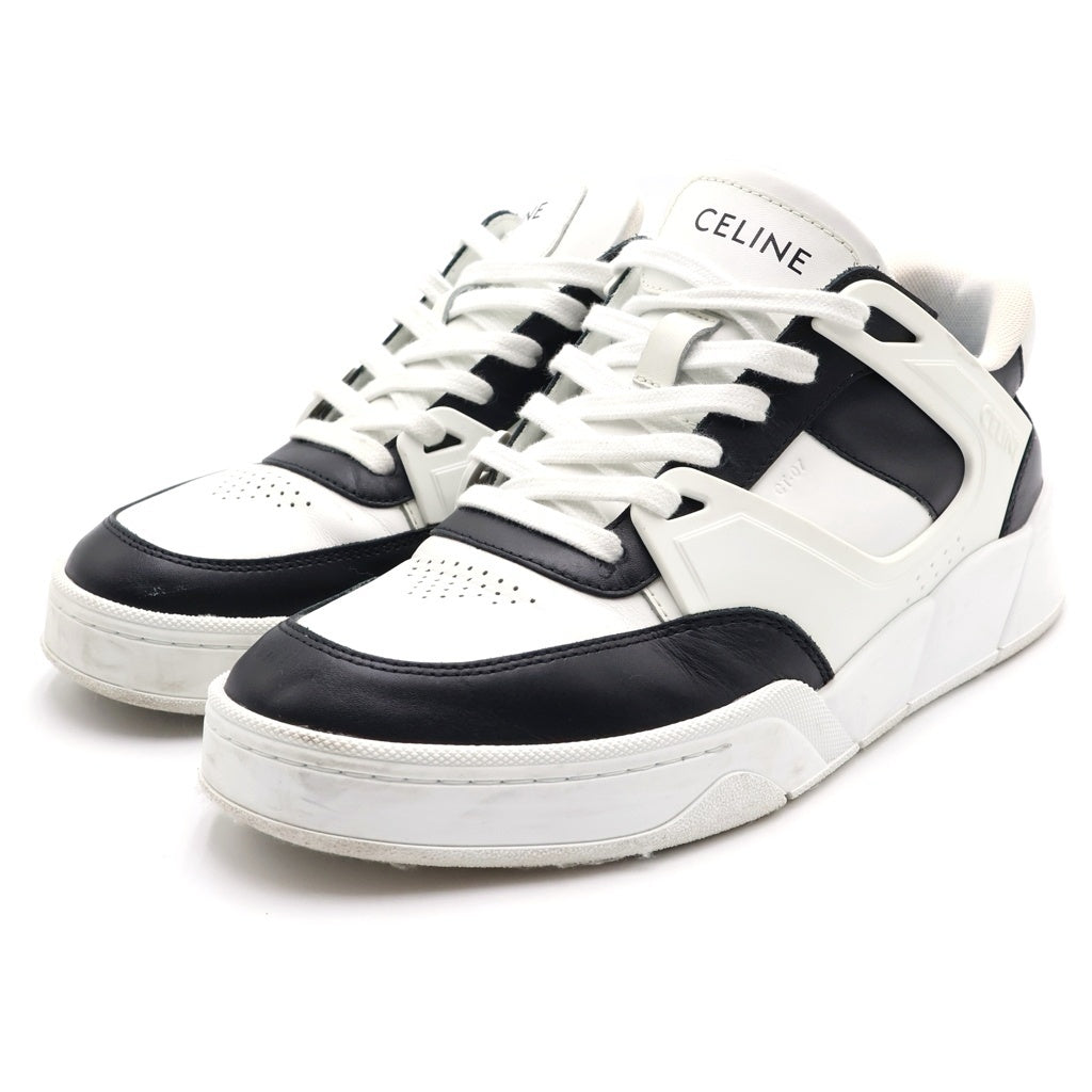 CELINE(セリーヌ) エディ期 レザー切替 ローカットスニーカー ホワイト RM0273