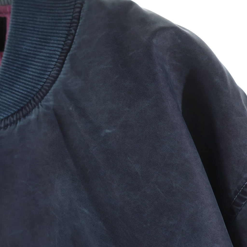STUSSY(ステューシー) Dyed Nylon Bomber Jacket ダイドナイロン ボンバージャケット ダークパープル