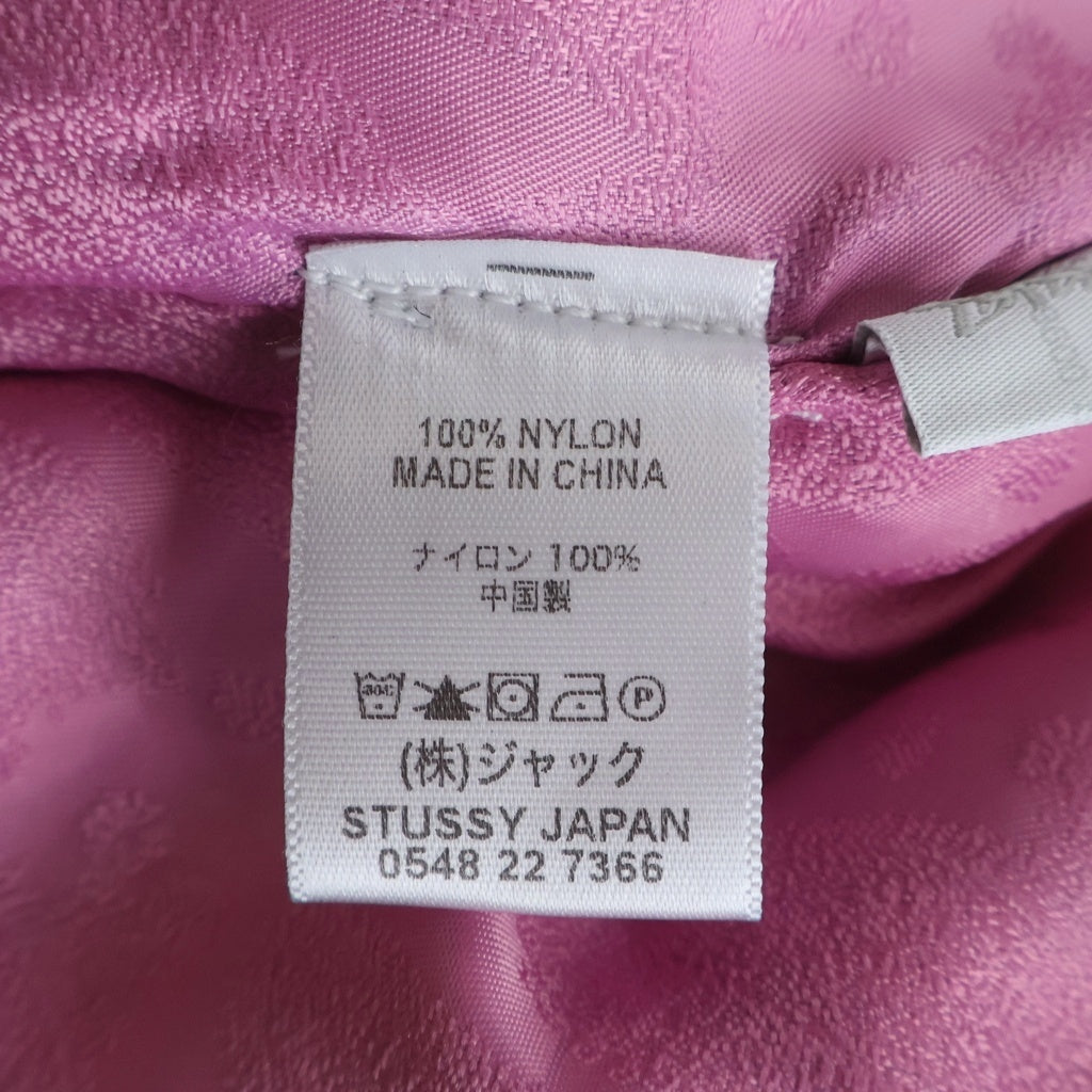 STUSSY(ステューシー) Dyed Nylon Bomber Jacket ダイドナイロン ボンバージャケット ダークパープル