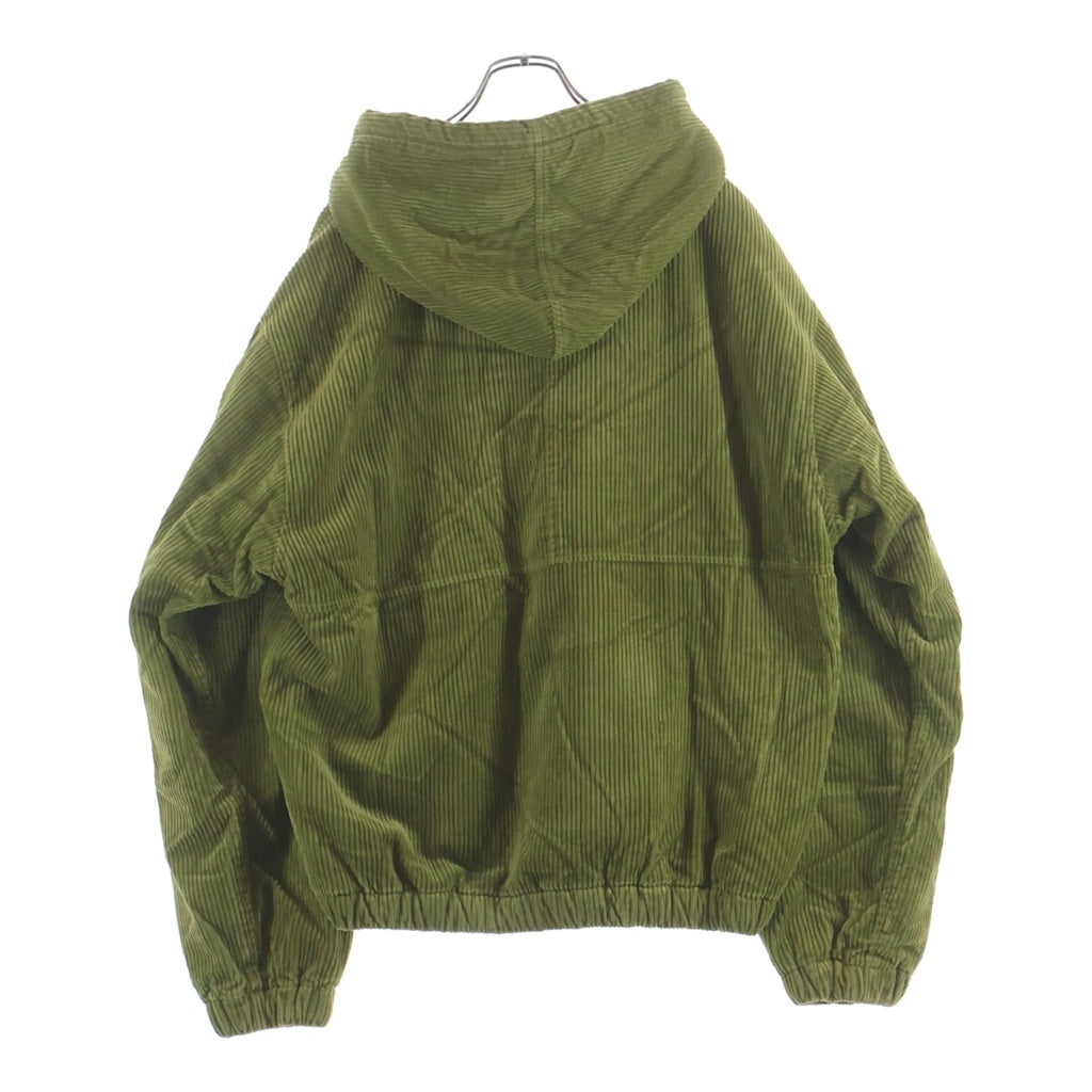 STUSSY(ステューシー) Wide Wale Work Jacket コーデュロイ ワークボアジャケット グリーン