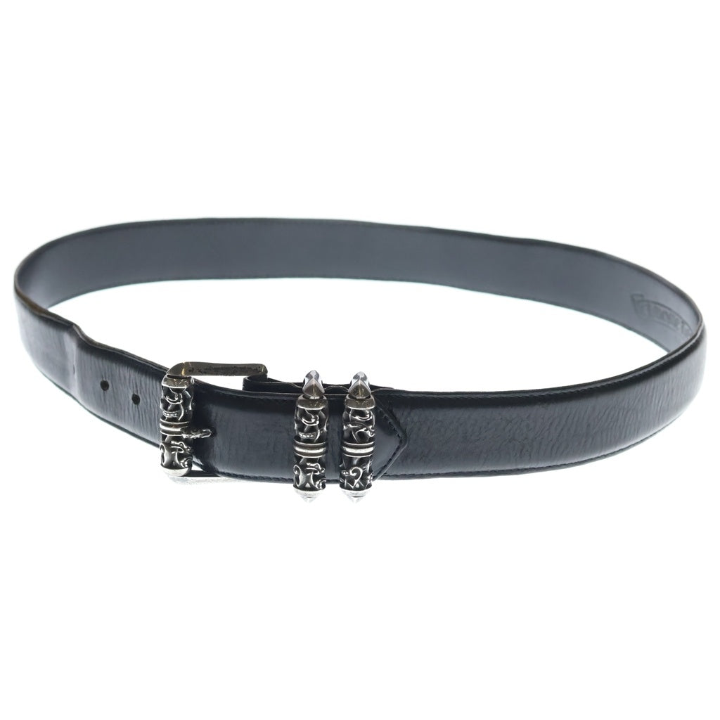 CHROME HEARTS クロムハーツ CELTIC ROLLER BELT 3PC1.5inch 3PCケルティックローラーバックル レザーベルト シルバー CHROME HEARTS(クロムハーツ) CELTIC ROLLER 3PC1.5inch 3PCローラー