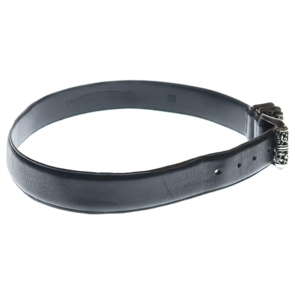 CHROME HEARTS(クロムハーツ) CELTIC ROLLER 3PC1.5inch 3PCローラーバックル レザーベルト シルバー