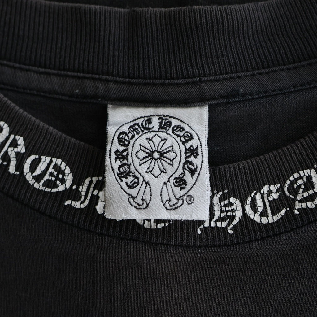 CHROME HEARTS(クロムハーツ) OLD VINE DAGGER LOGO S/S TEE オールド ヴァインダガーロゴプリント Tシャツカットソー ブラック