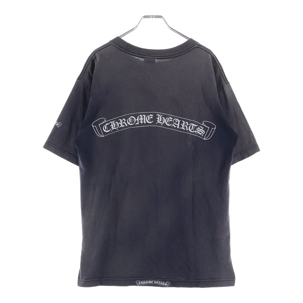 CHROME HEARTS(クロムハーツ) OLD S/S オールド バックスクロールラベルプリント 半袖Tシャツカットソー ブラック