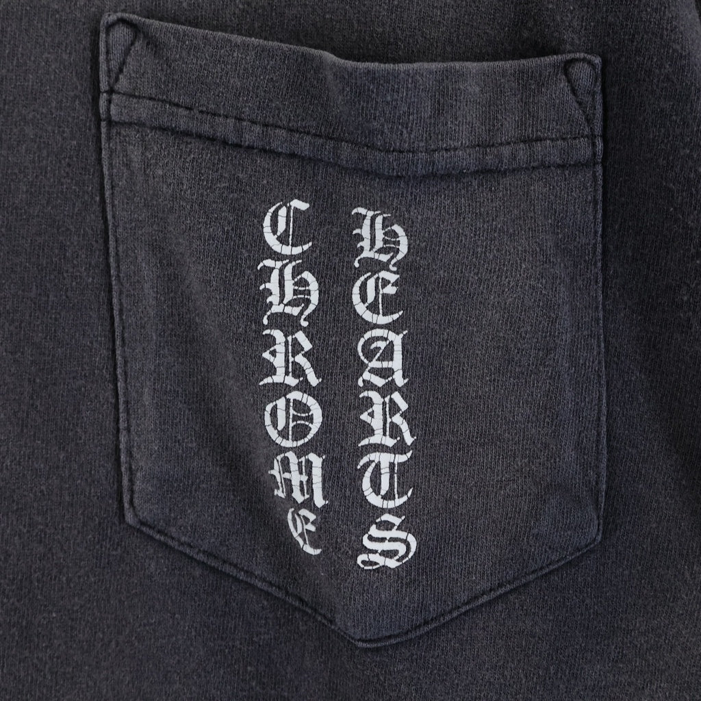 CHROME HEARTS(クロムハーツ) OLD S/S オールド バックスクロールラベルプリント 半袖Tシャツカットソー ブラック