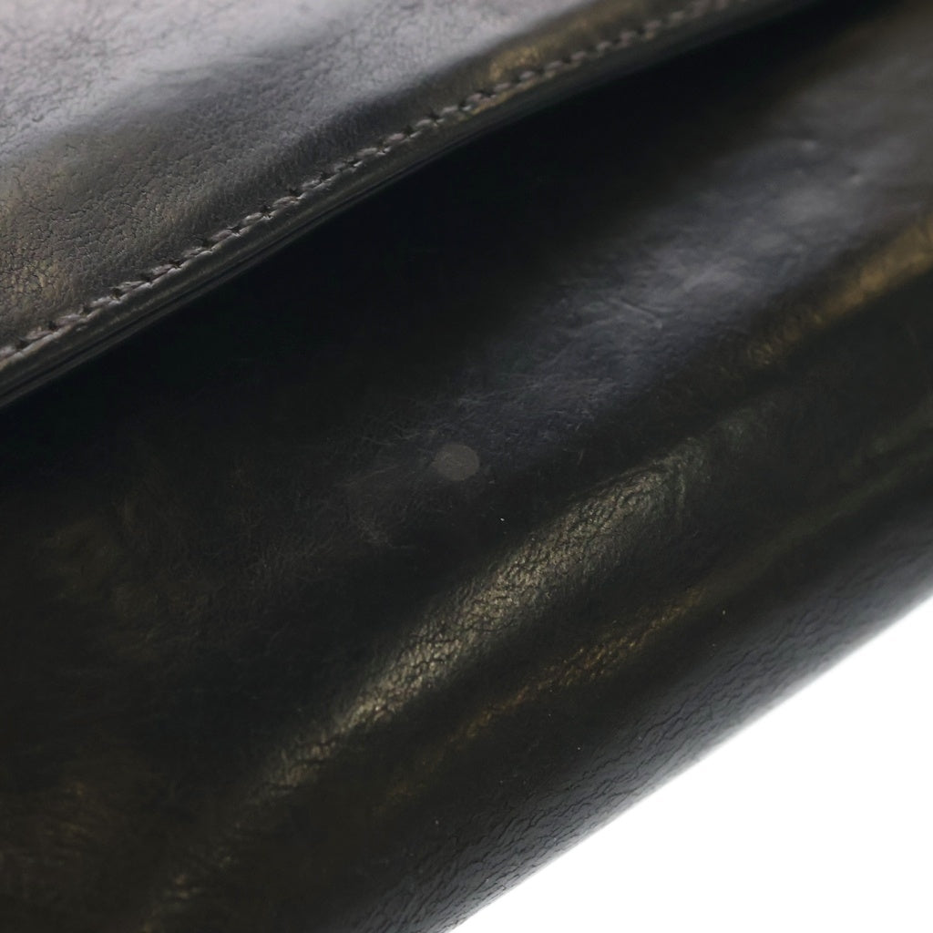 CHROME HEARTS(クロムハーツ) WAVE ウェーブ レザーウォレット 財布 ブラック