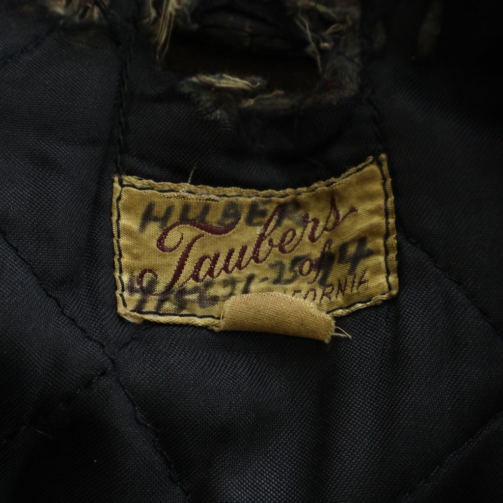 VINTAGE(ヴィンテージ) TAUBERS 60S タウバーズ ホースハイド レザーダブルライダースジャケット ブラック