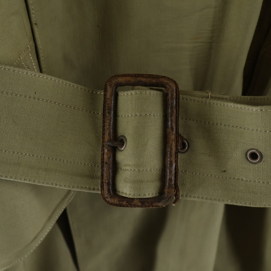 VINTAGE(ヴィンテージ) MACKINTOSHES マッキントッシュ 50S BRITISH ARMY OFFICERS COAT 1952 PATTERN イギリス軍 オフィサーズ ゴム引きコート ブラウン