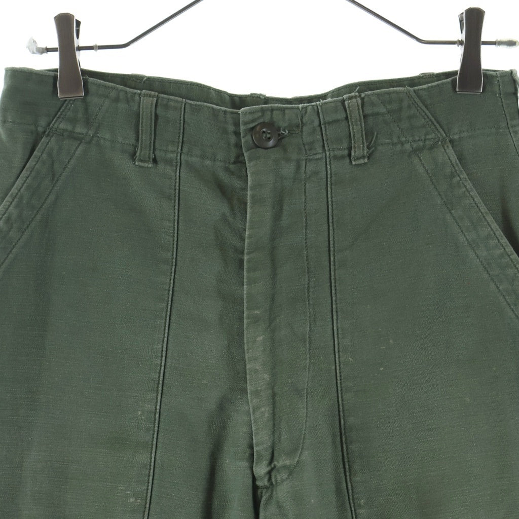 VINTAGE(ヴィンテージ) US ARMY 60-70S コットンベイカーパンツ カーキ