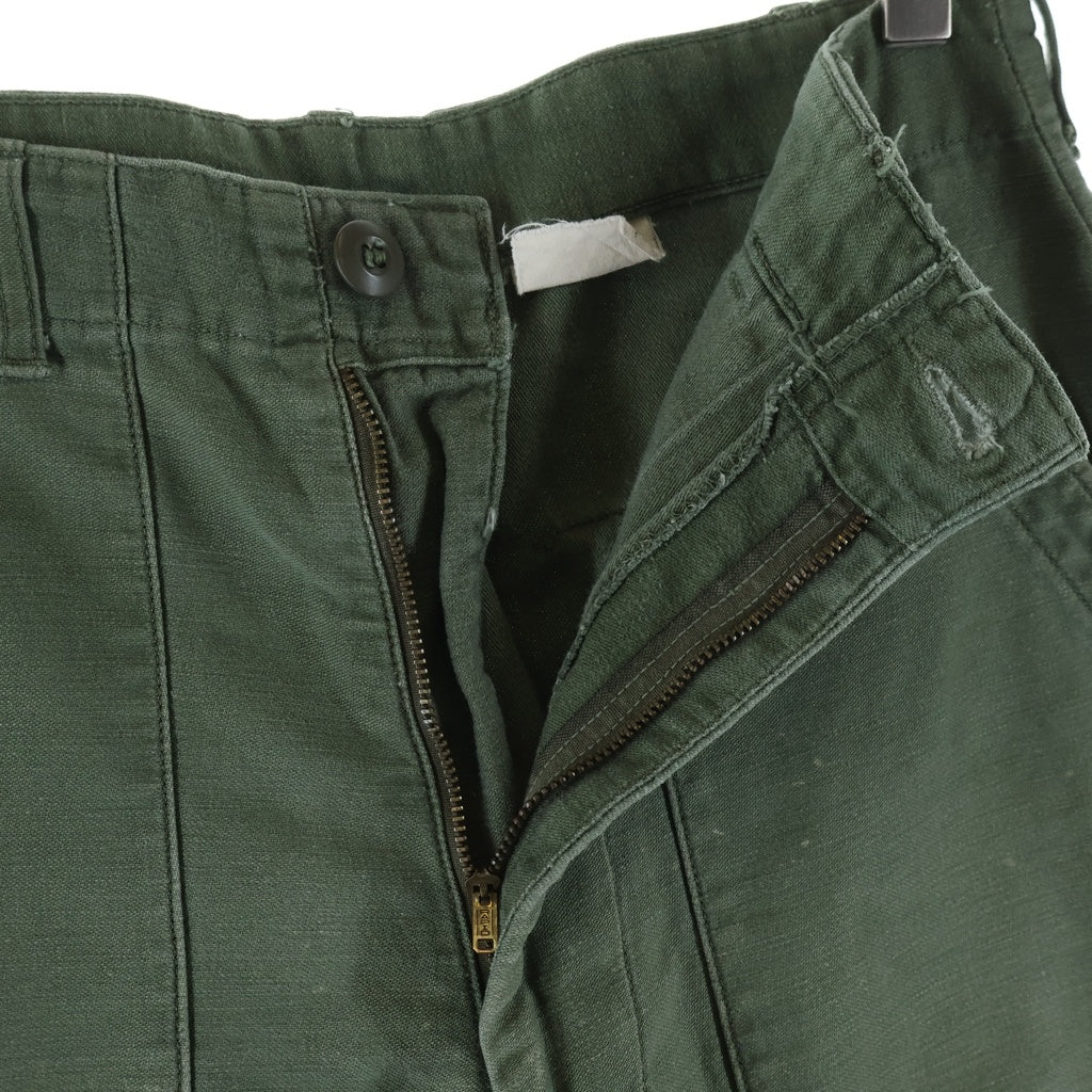 VINTAGE(ヴィンテージ) US ARMY 60-70S コットンベイカーパンツ カーキ