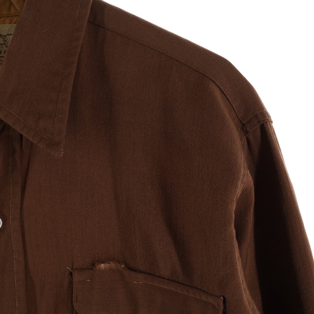 Levi's(リーバイス) VINTAGE 60S ショートホーンウエスタンシャツ 長袖シャツ ブラウン