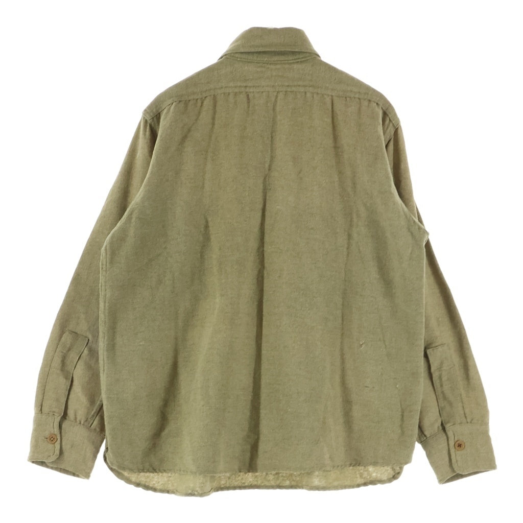 VINTAGE(ヴィンテージ) THE J.L. SHIRT ザ ジェイ エル シャツ 20-30S プルオーバーウールシャツ ブラウン