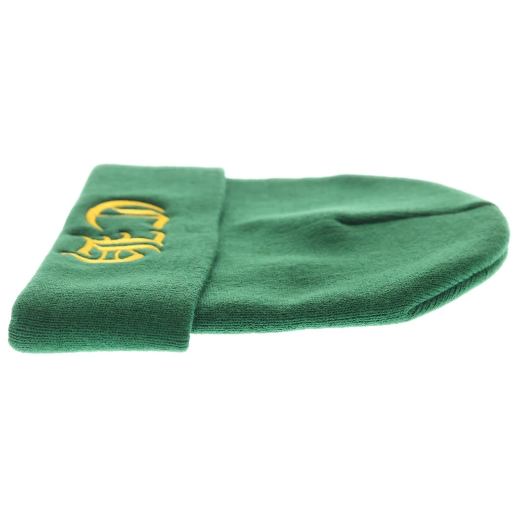 CHROME HEARTS(クロムハーツ) WATCH CAP CHロゴ刺繍 ビーニー ニット帽 帽子 グリーン