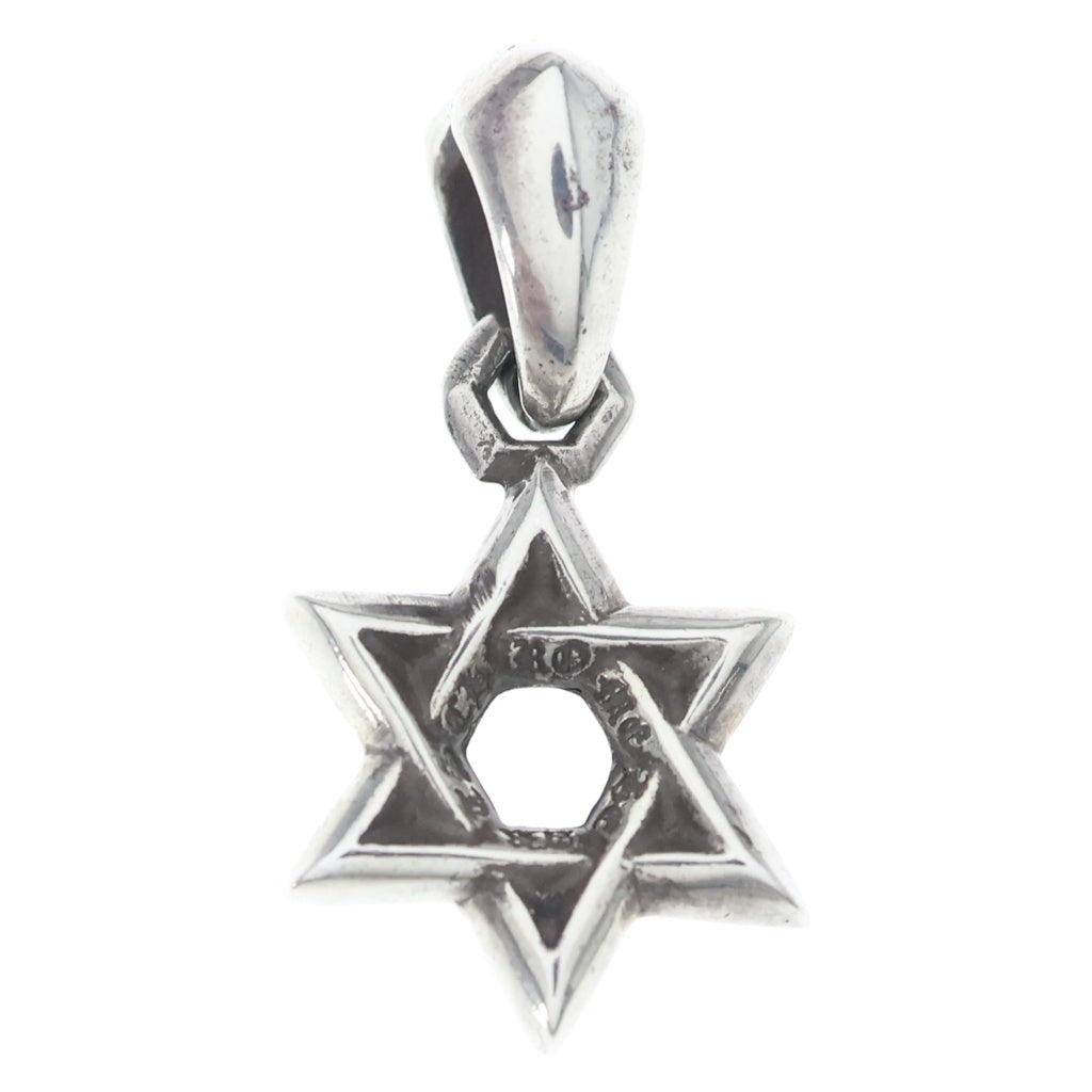CHROME HEARTS(クロムハーツ) STAR OF DAVID CHARM スターオブダビデチャーム シルバーネックレストップ