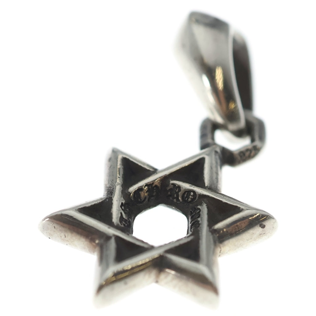 CHROME HEARTS(クロムハーツ) STAR OF DAVID CHARM スターオブダビデチャーム シルバーネックレストップ