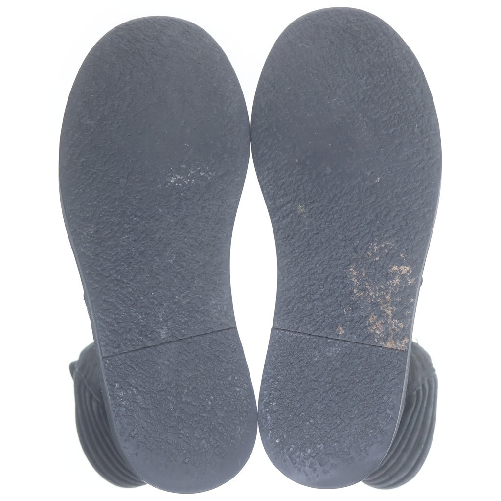 Rick Owens(リックオウエンス) 13SS CENTER ZIP SUEDE BOOT センタージップ スエード ブーツ ブラック