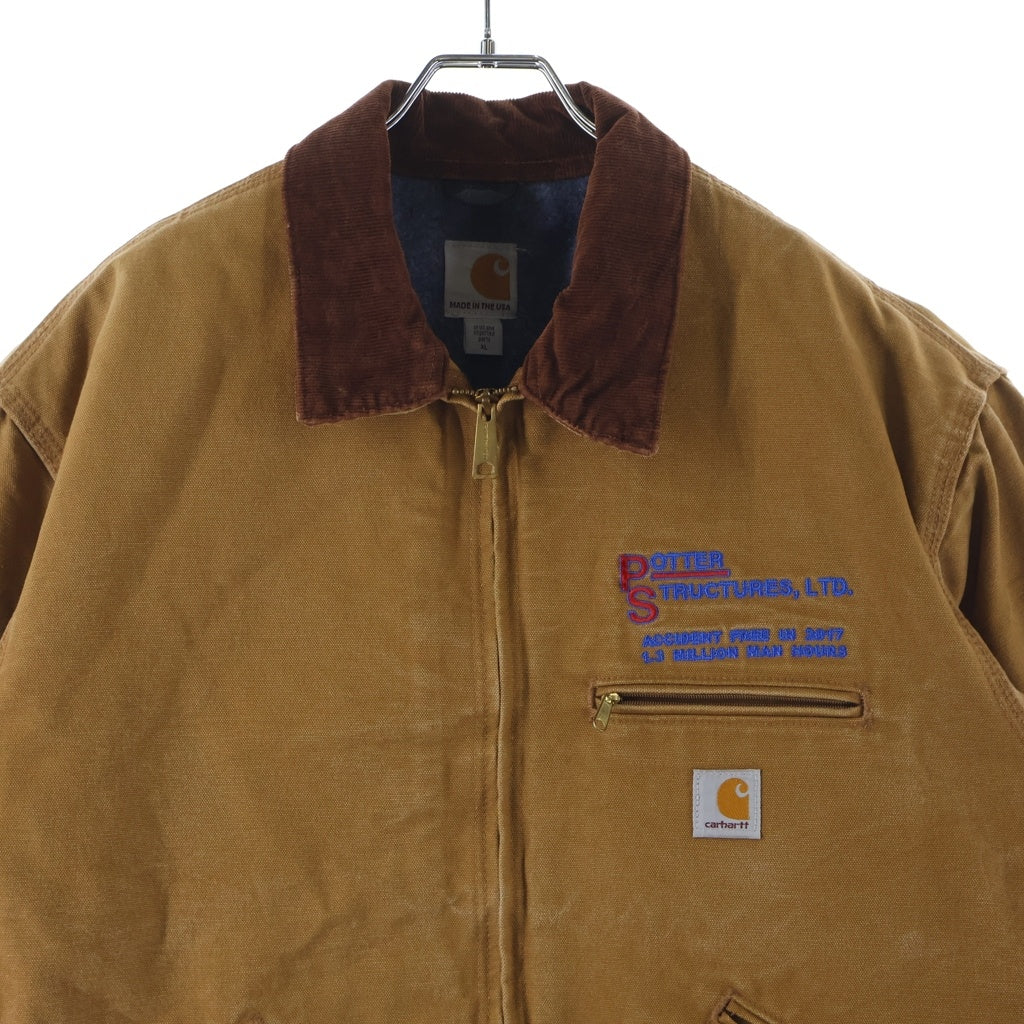 CARHARTT(カーハート) デトロイトジャケット ブラウン J001-BRN