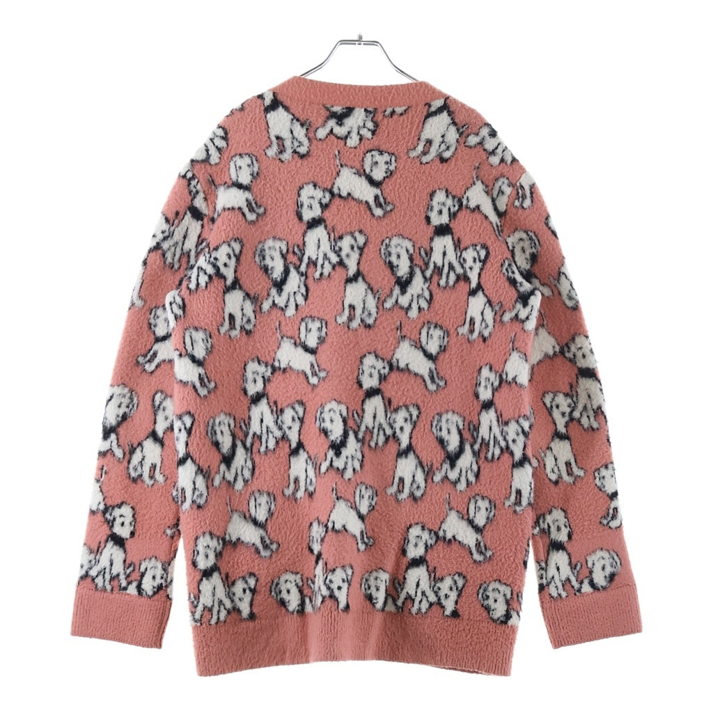 CELINE(セリーヌ) 22SS Artist Jacquard Cardigan 2A94W531Q エイミードリアン ブラッシュドコットンアーティストジャガードカーディガン ピンク