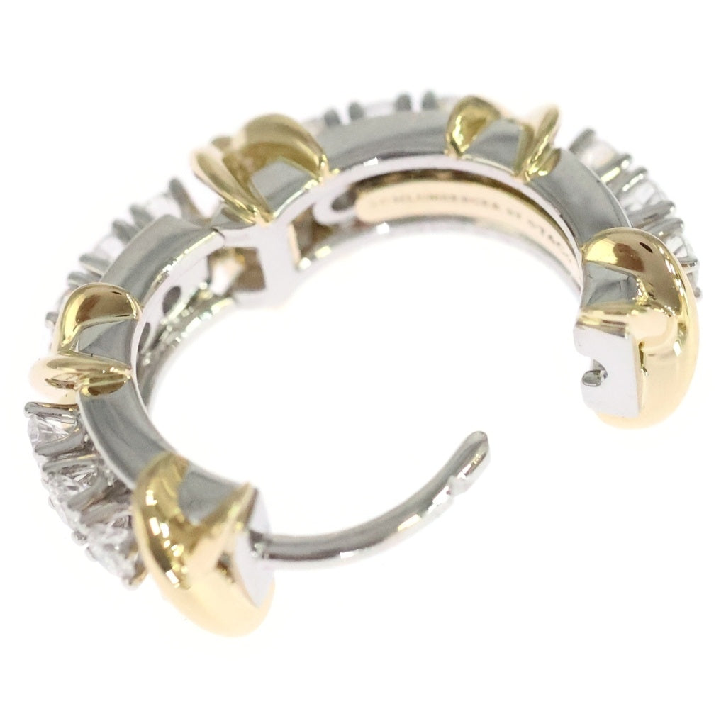TIFFANY & Co.(ティファニー) Sixteen Stone ジャン シュランバージェ ダイヤ ピアス Pt950 Au750YG プラチナ/イエローゴールド レディース