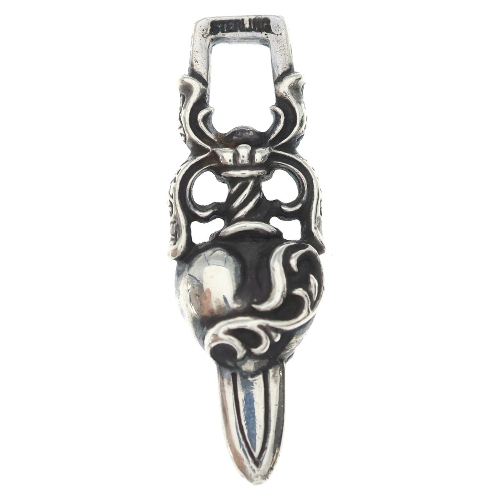 CHROME HEARTS(クロムハーツ) DAGGER HEART ダガーハート ペンダントトップ シルバー BCA243
