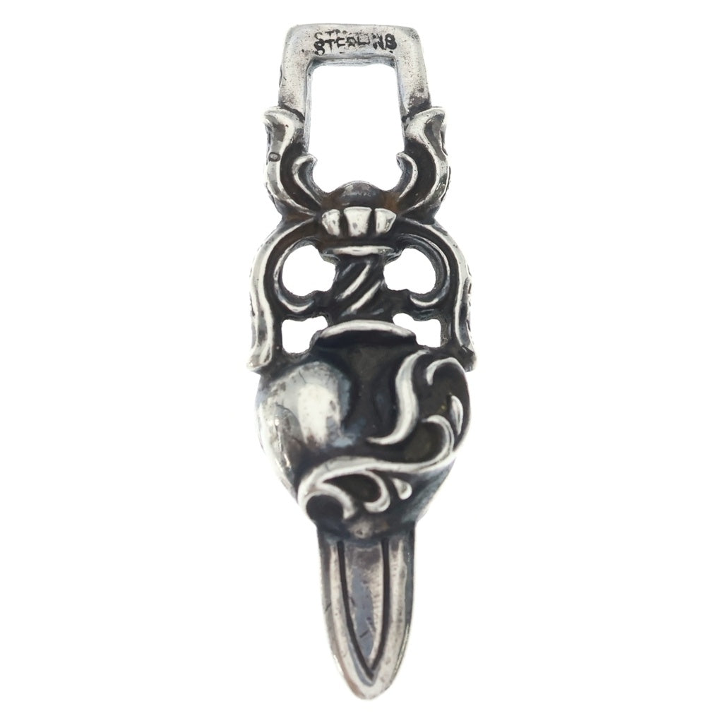 CHROME HEARTS(クロムハーツ) DAGGER HEART ダガーハート ペンダントトップ シルバー BCA243