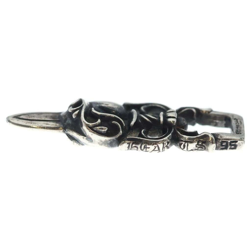 CHROME HEARTS(クロムハーツ) DAGGER HEART ダガーハート ペンダントトップ シルバー BCA243