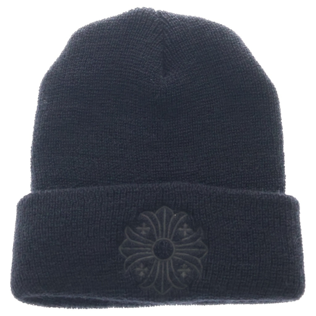 CHROME HEARTS(クロムハーツ) WOOL WATCH CAP CHプラス刺繍ウールワッチキャップ ブラック ニットキャップ/ビーニー