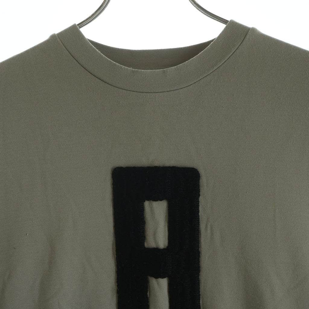 FEAR OF GOD(フィアオブゴッド) 8 MILANO EMBROIDERED 8刺繍 半袖Tシャツカットソー ベージュ