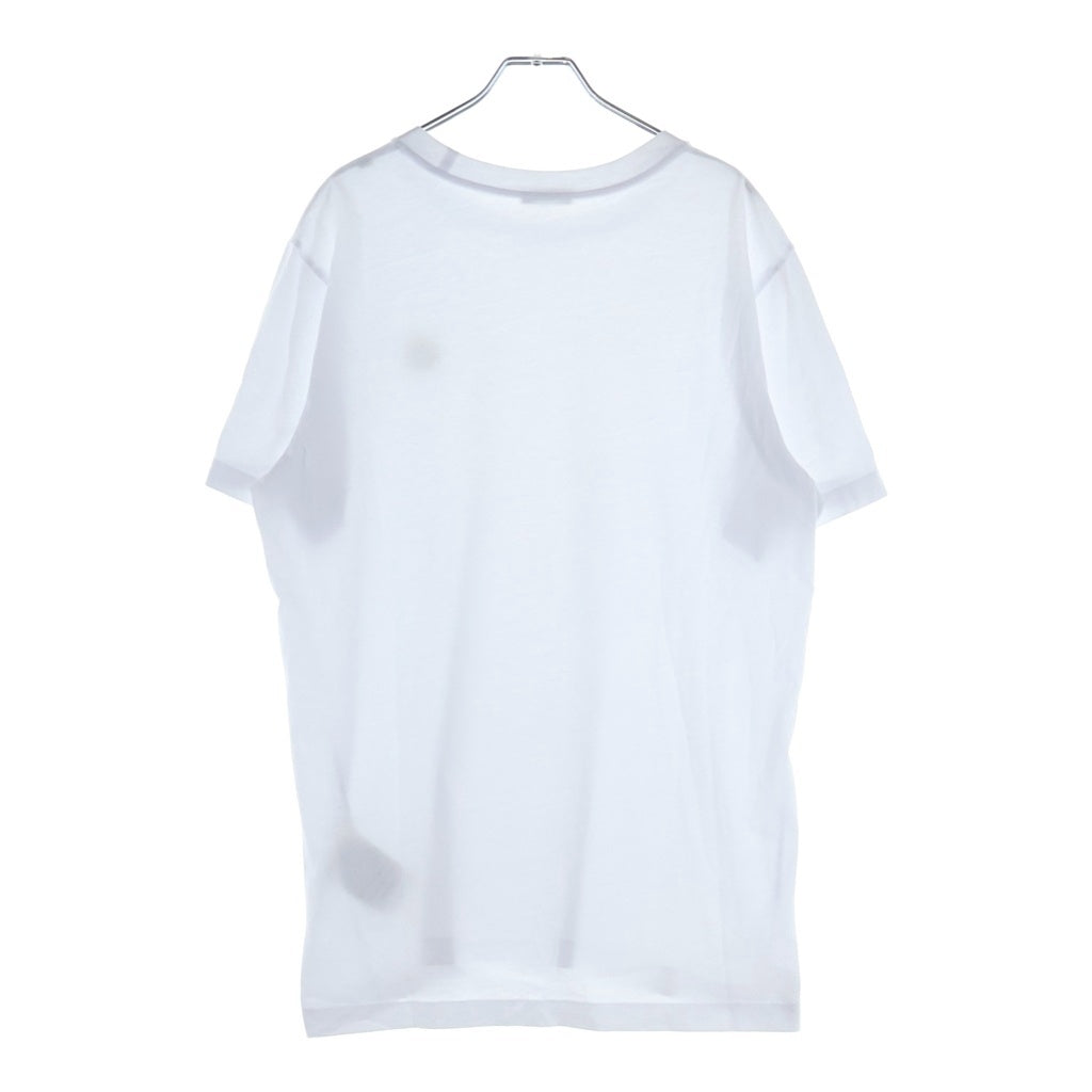 MONCLER(モンクレール) FRONT LOGO PATCH COTTON TEE フロントロゴパッチ コットンTシャツカットソー ホワイト