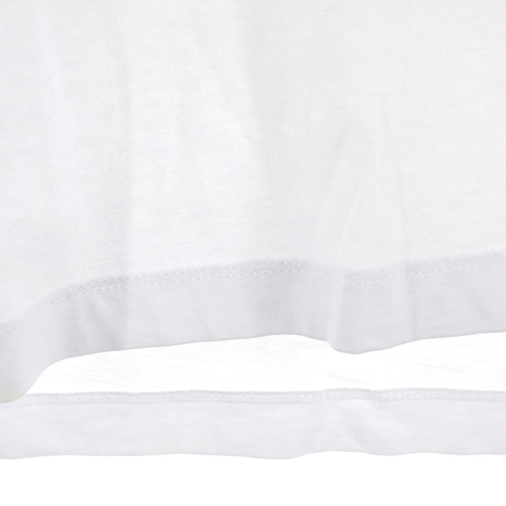 MONCLER(モンクレール) FRONT LOGO PATCH COTTON TEE フロントロゴパッチ コットンTシャツカットソー ホワイト