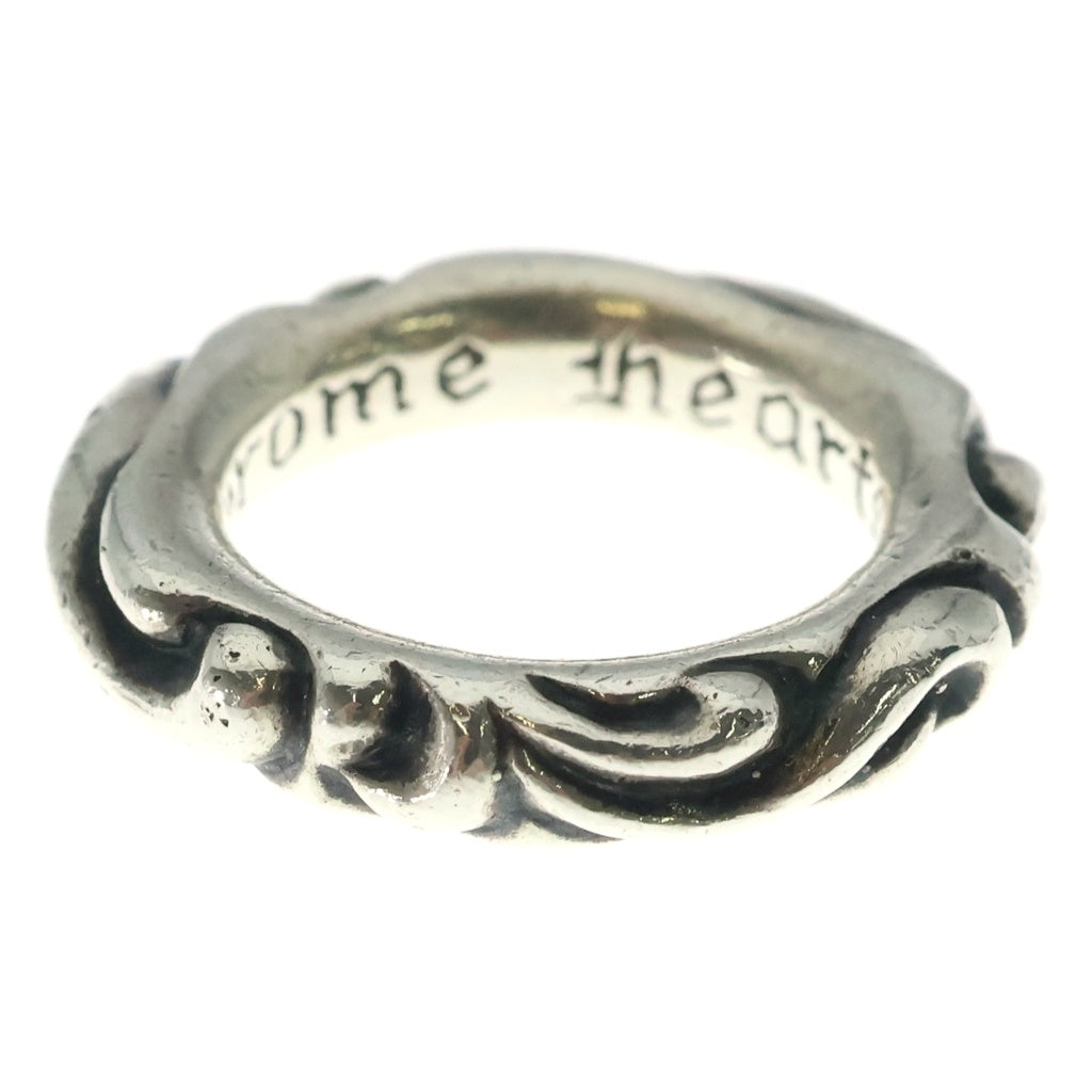 CHROME HEARTS(クロムハーツ) SCRL BAND スクロールバンド リング シルバー BCA351