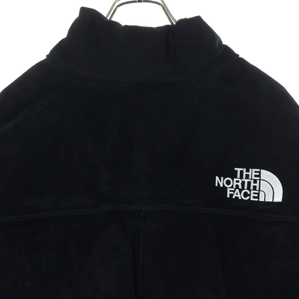 SUPREME(シュプリーム) 23AW×THE NORTH FACE Suede Nuptse Jacket ノースフェイス スウェード ヌプシ ダウン ジャケット NF0A875N ブラック