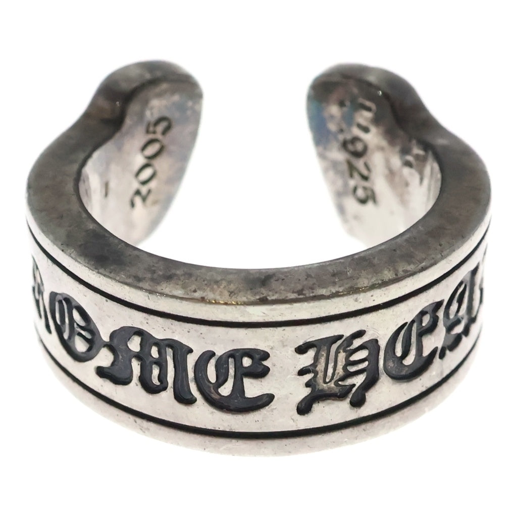 CHROME HEARTS(クロムハーツ) LG SCROLL LABEL ラージスクロールラベル リング シルバーBCA383