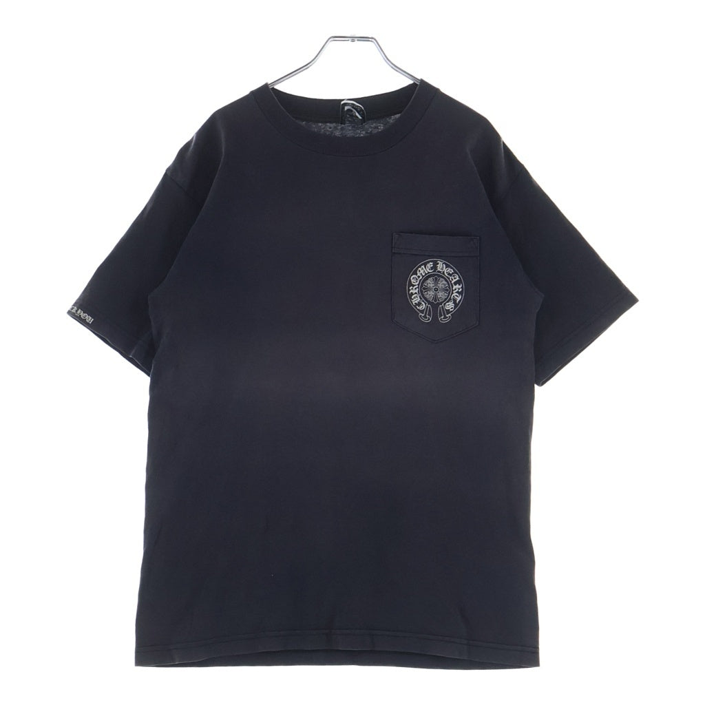 CHROME HEARTS(クロムハーツ) OLD S/S オールド バックセメタリークロスプリント 半袖Tシャツ ブラック