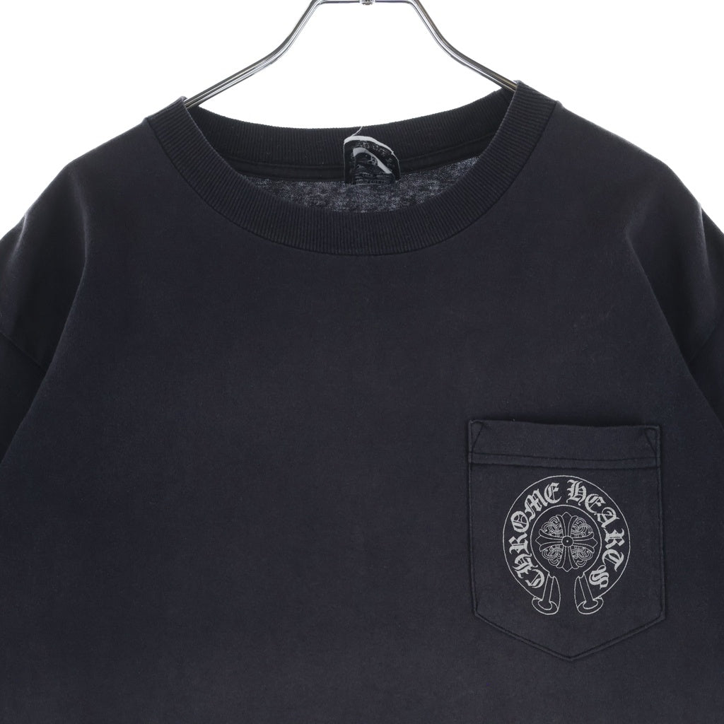 CHROME HEARTS(クロムハーツ) OLD S/S オールド バックセメタリークロスプリント 半袖Tシャツ ブラック