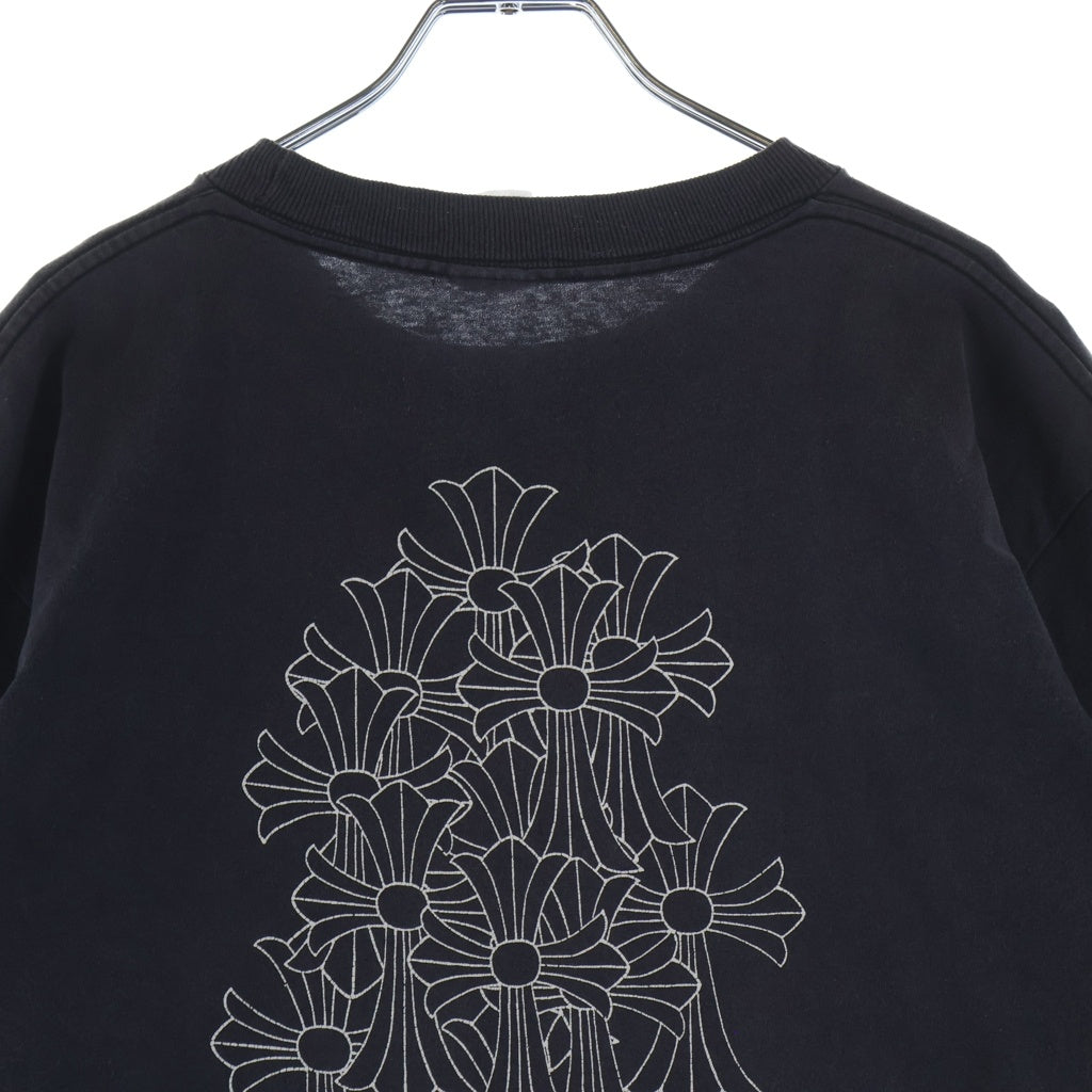 CHROME HEARTS(クロムハーツ) OLD S/S オールド バックセメタリークロスプリント 半袖Tシャツ ブラック